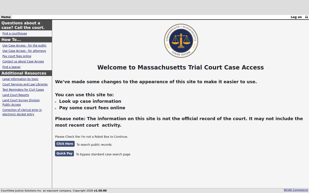 Wilmington residents directory Massachusetts court search