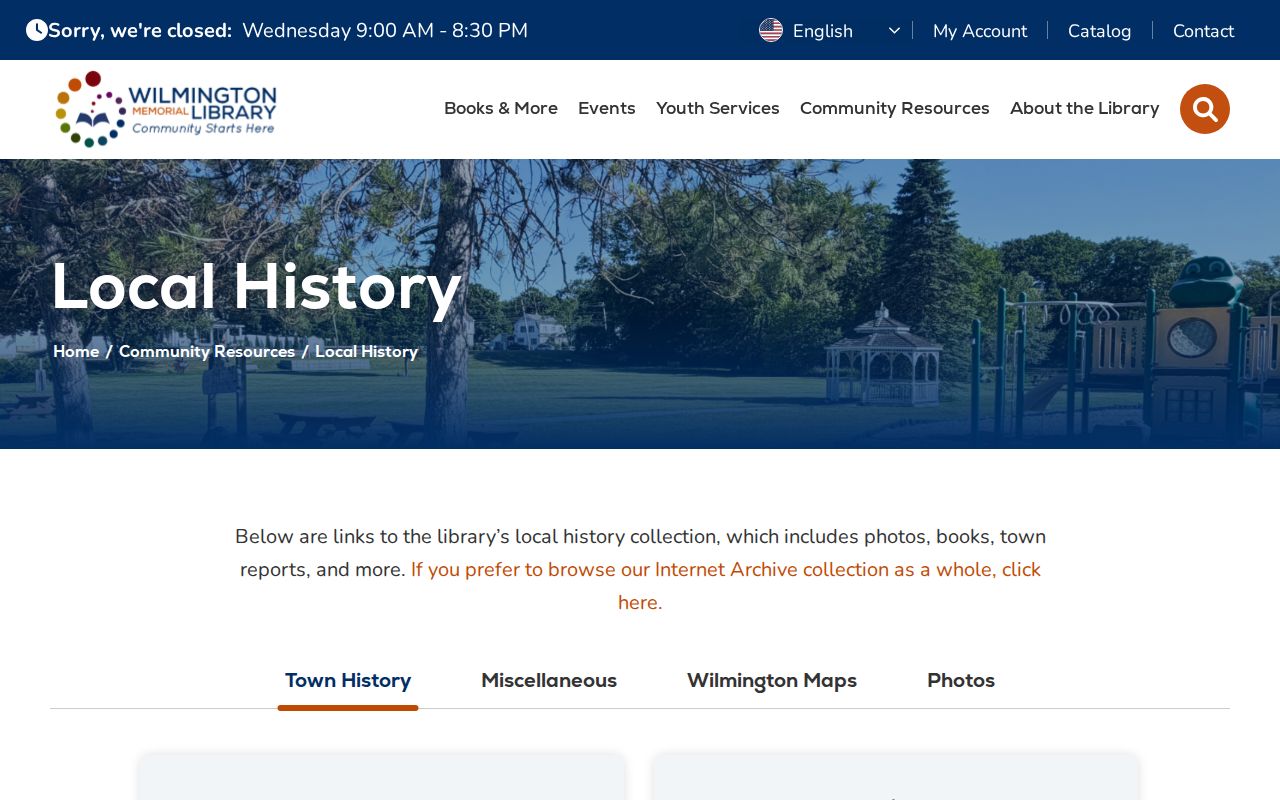 Wilmington city directory local-history resources at Wilmington Memorial Library